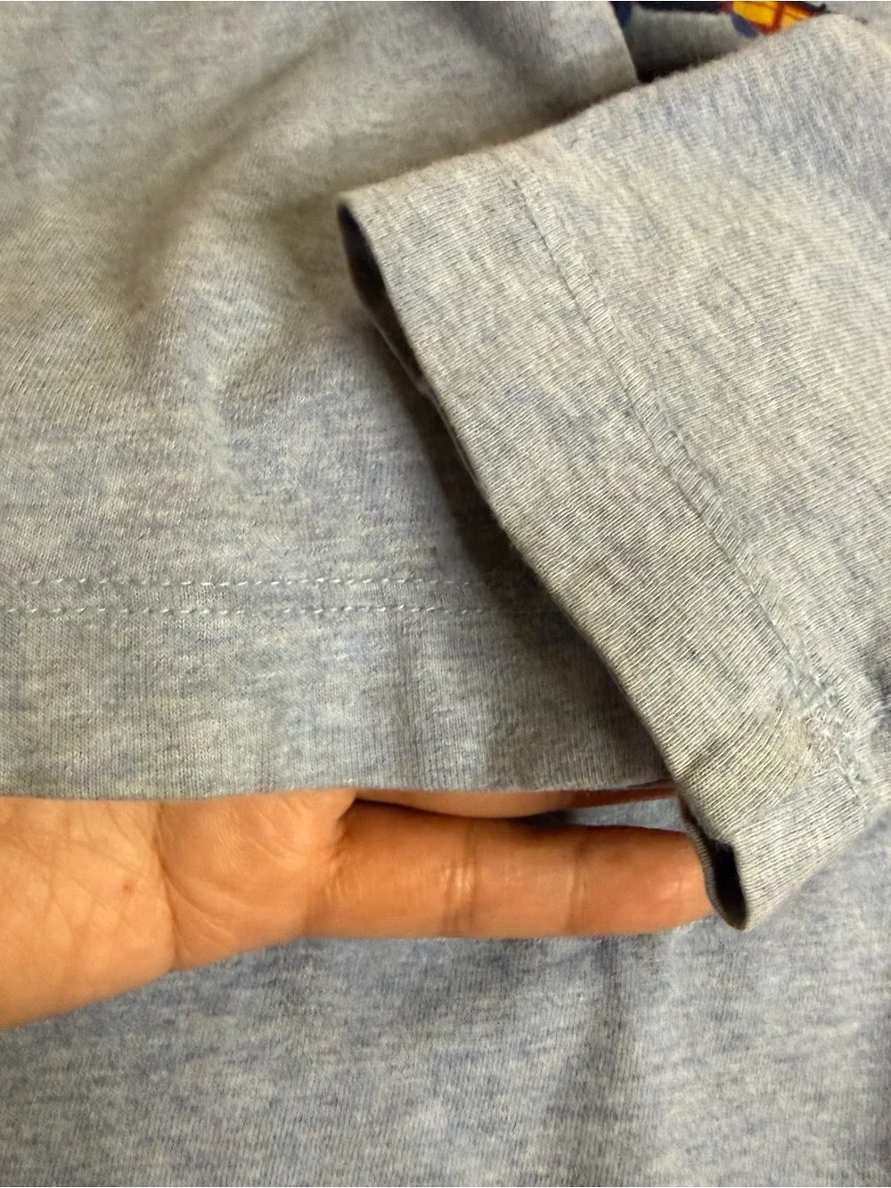 Hanna Andersson Train Graphic Blue Long Sleeve Shirt - Picture 3 of 6